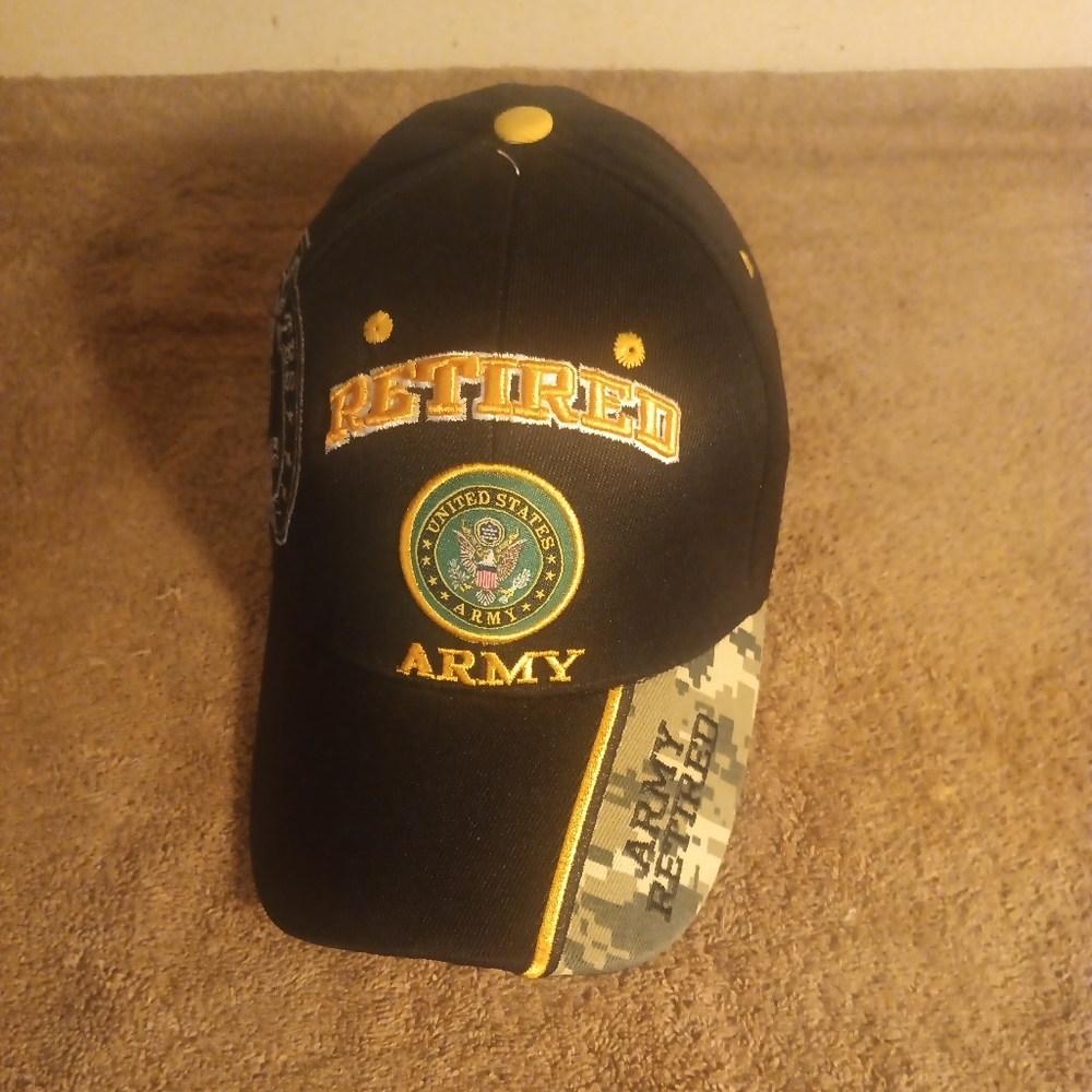 Army retired hat
